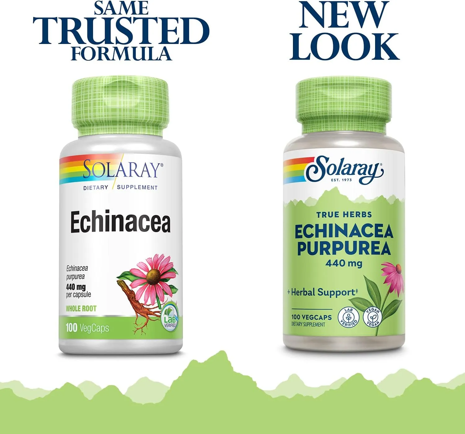 Solaray Echinacea Purpurea Raíz De 450mg 100 Cápsulas