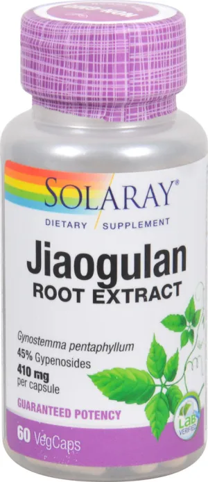 Solaray Jiaogulan Root Extract, 410 mg, 60 VegCaps