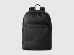 Solid Black Backpack