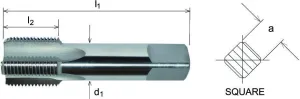 SOMTA - Series 571 HSS BSP-G Tap 1-1/2" Taper - Parallel Pipe Tap