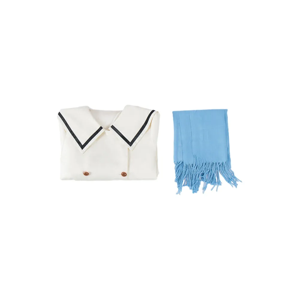Sousou No Frieren Anime Frieren Cosplay Costume White Coat Halloween Carnival Suit