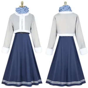 Sousou No Frieren Fern Anime Character  Winter Suit Cosplay Costume Outfits Halloween Carnival Suit