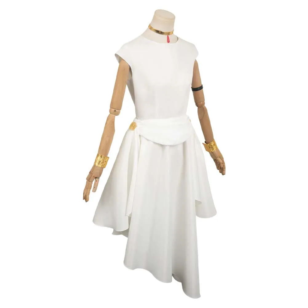 Sousou no Frieren Flamme White Cosplay Costume Outfits Halloween Carnival Suit