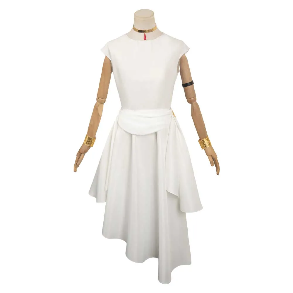 Sousou no Frieren Flamme White Cosplay Costume Outfits Halloween Carnival Suit
