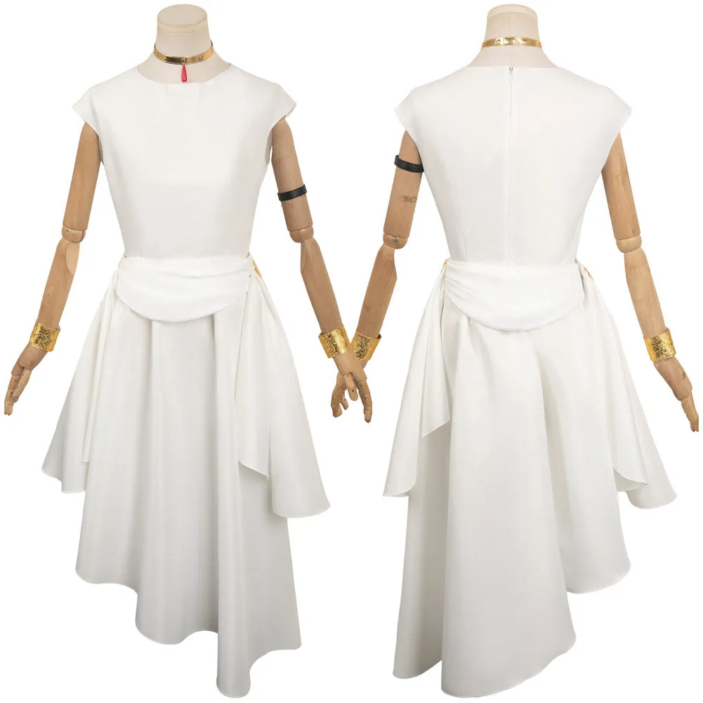 Sousou no Frieren Flamme White Cosplay Costume Outfits Halloween Carnival Suit