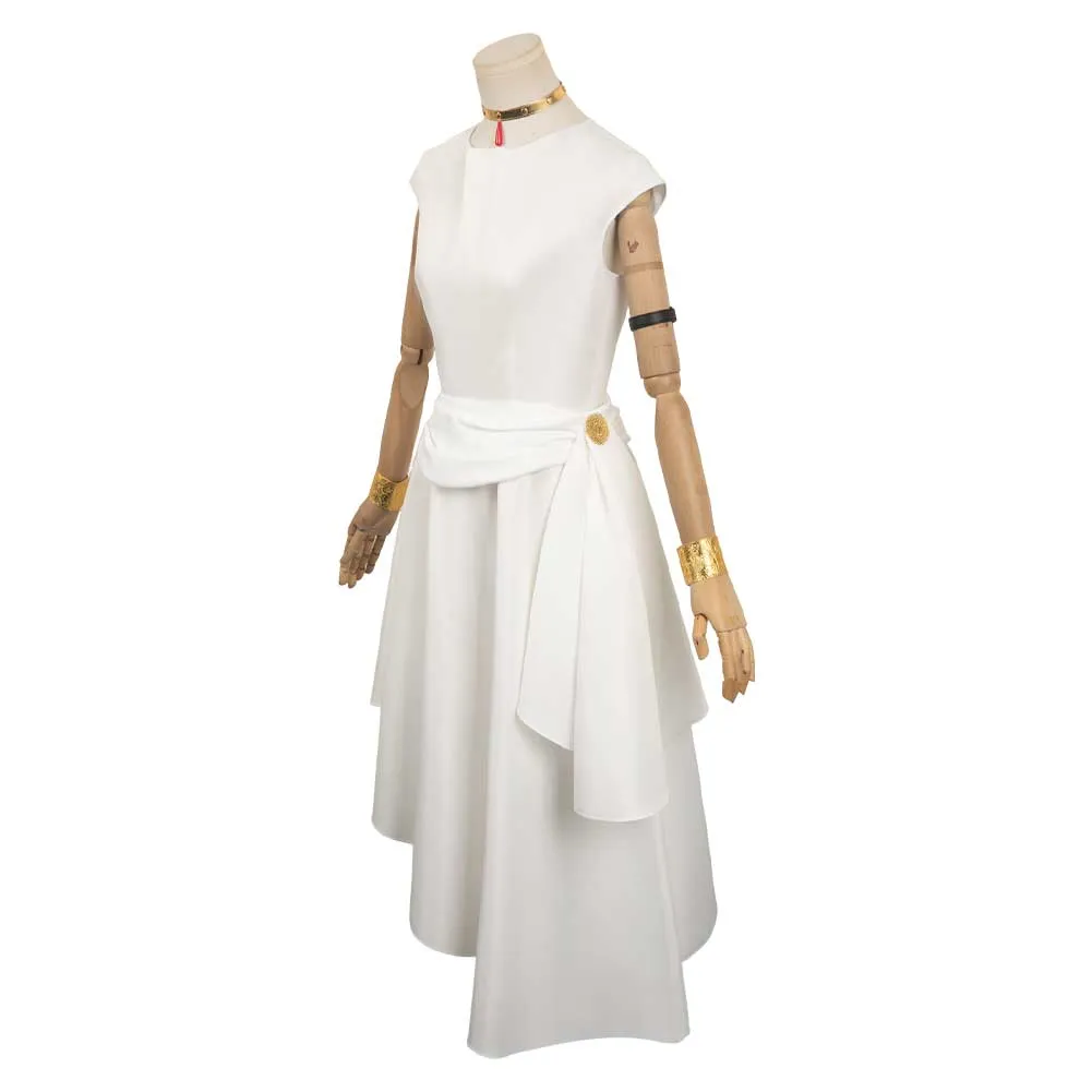 Sousou no Frieren Flamme White Cosplay Costume Outfits Halloween Carnival Suit
