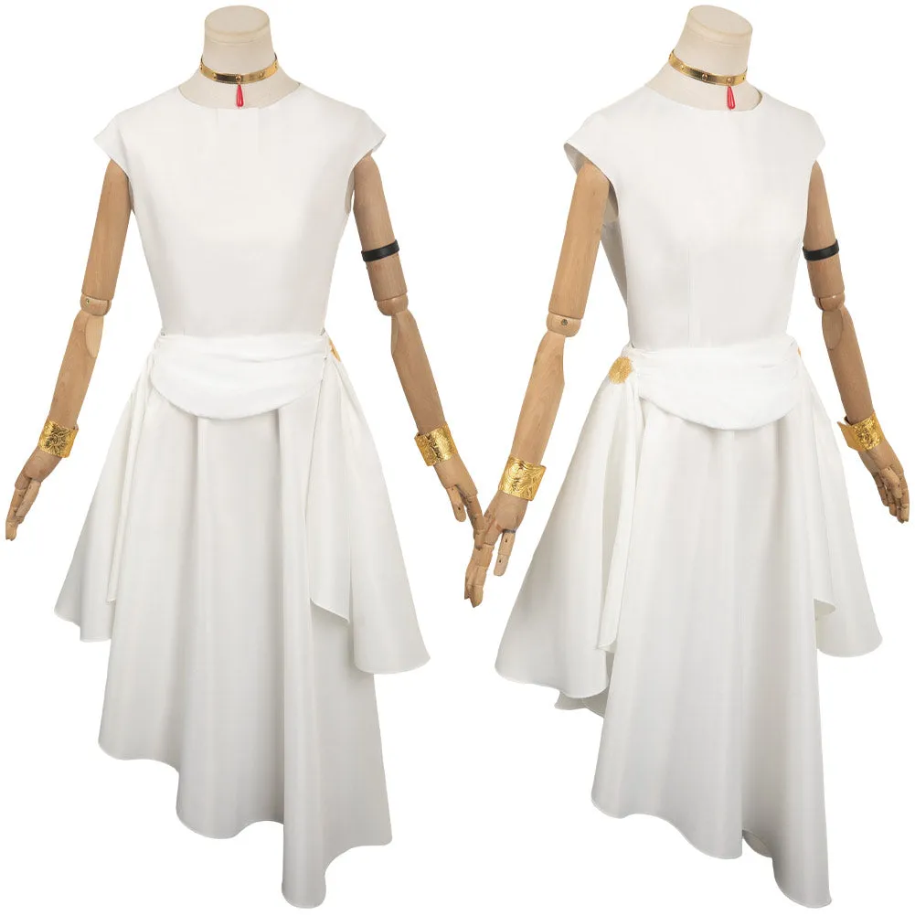 Sousou no Frieren Flamme White Cosplay Costume Outfits Halloween Carnival Suit