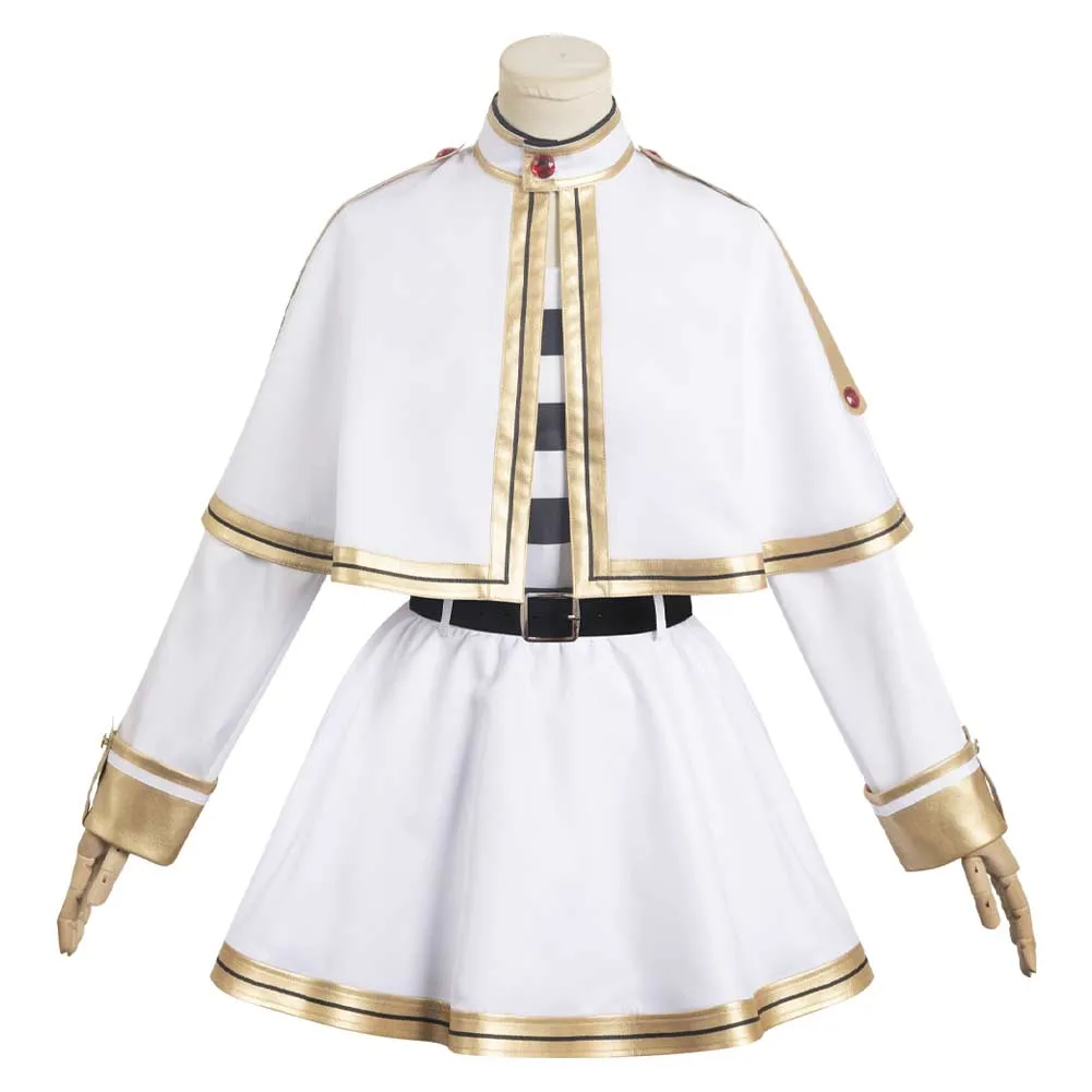Sousou No Frieren Frieren Cosplay Costume Women Cape Dress Belt Outfits