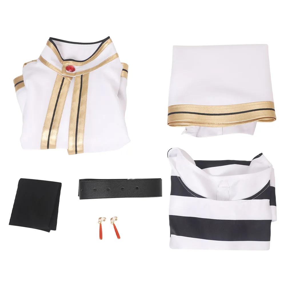 Sousou No Frieren Frieren Cosplay Costume Women Cape Dress Belt Outfits