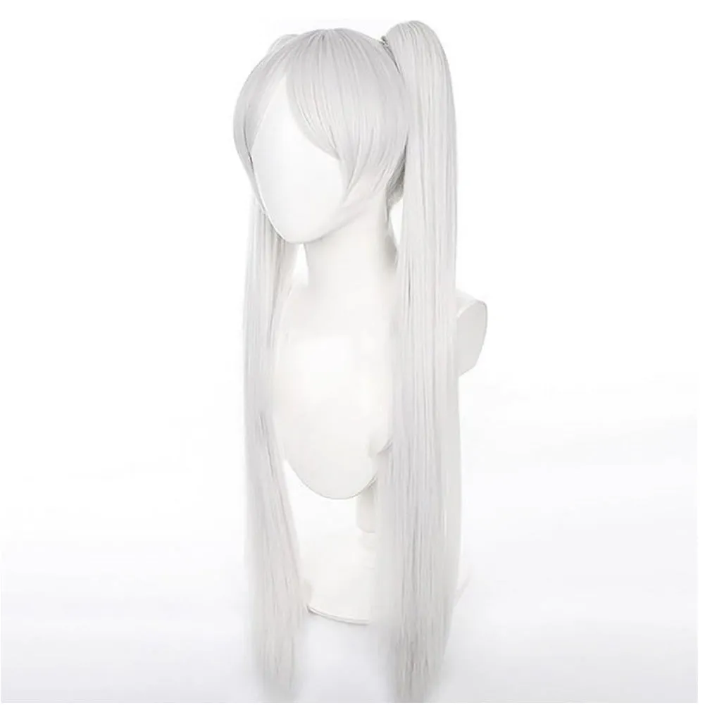 Sousou No Frieren Frieren Cosplay Wig Heat Resistant Synthetic Hair Carnival Halloween Party Props