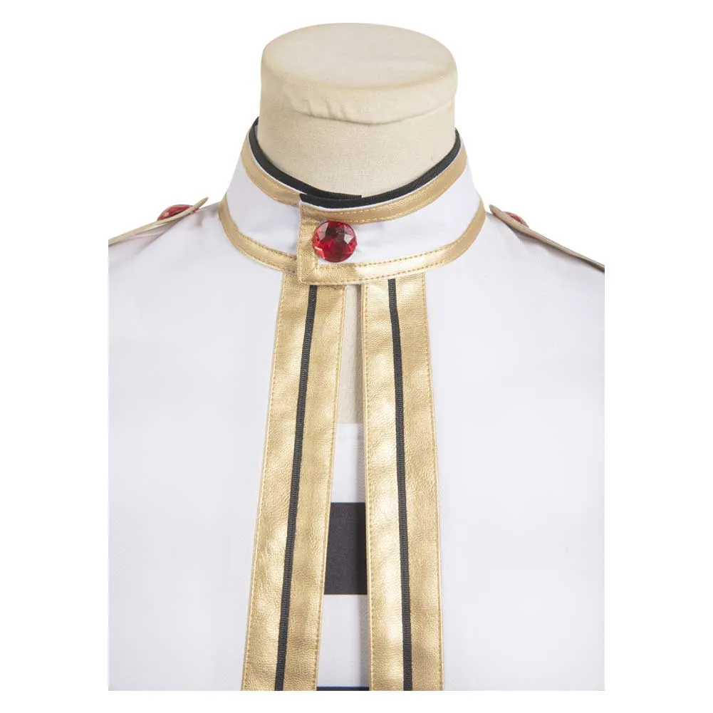Sousou No Frieren Frieren Kids Children White Dress Cosplay Costume Outfits Halloween Carnival Suit