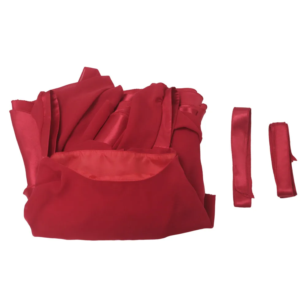 Sousou No Frieren Frieren Red Gown Dress Cosplay Costume Outfits Halloween Carnival Suit