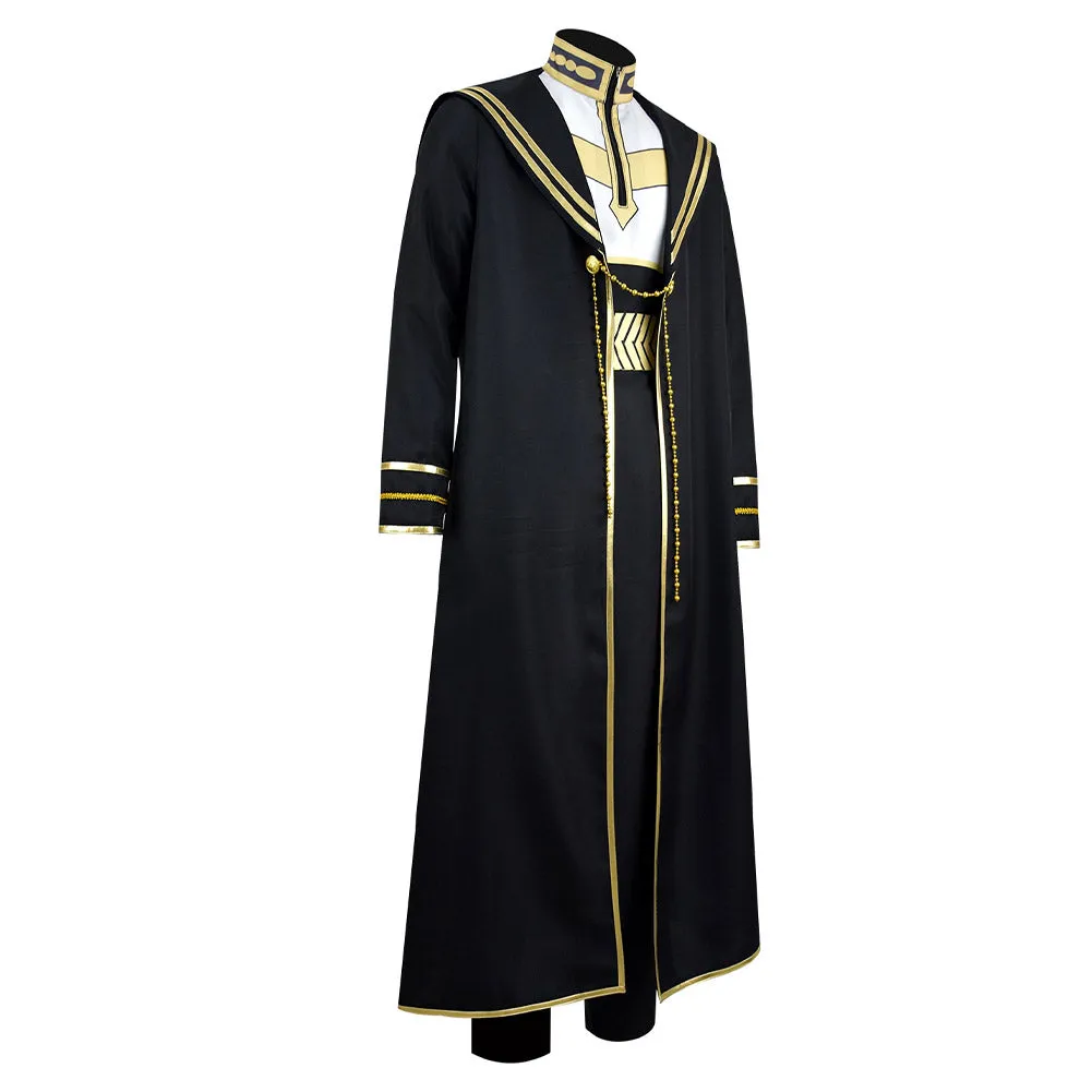 Sousou no Frieren Heiter Cosplay Costume Black Outfits Halloween Carnival Suit