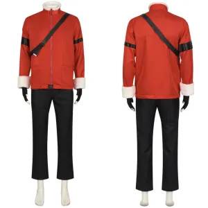Sousou No Frieren Stark Anime Character Red Winter Suit Cosplay Costume Outfits Halloween Carnival Suit