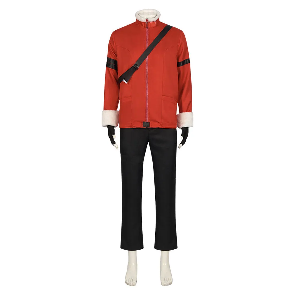 Sousou No Frieren Stark Anime Character Red Winter Suit Cosplay Costume Outfits Halloween Carnival Suit