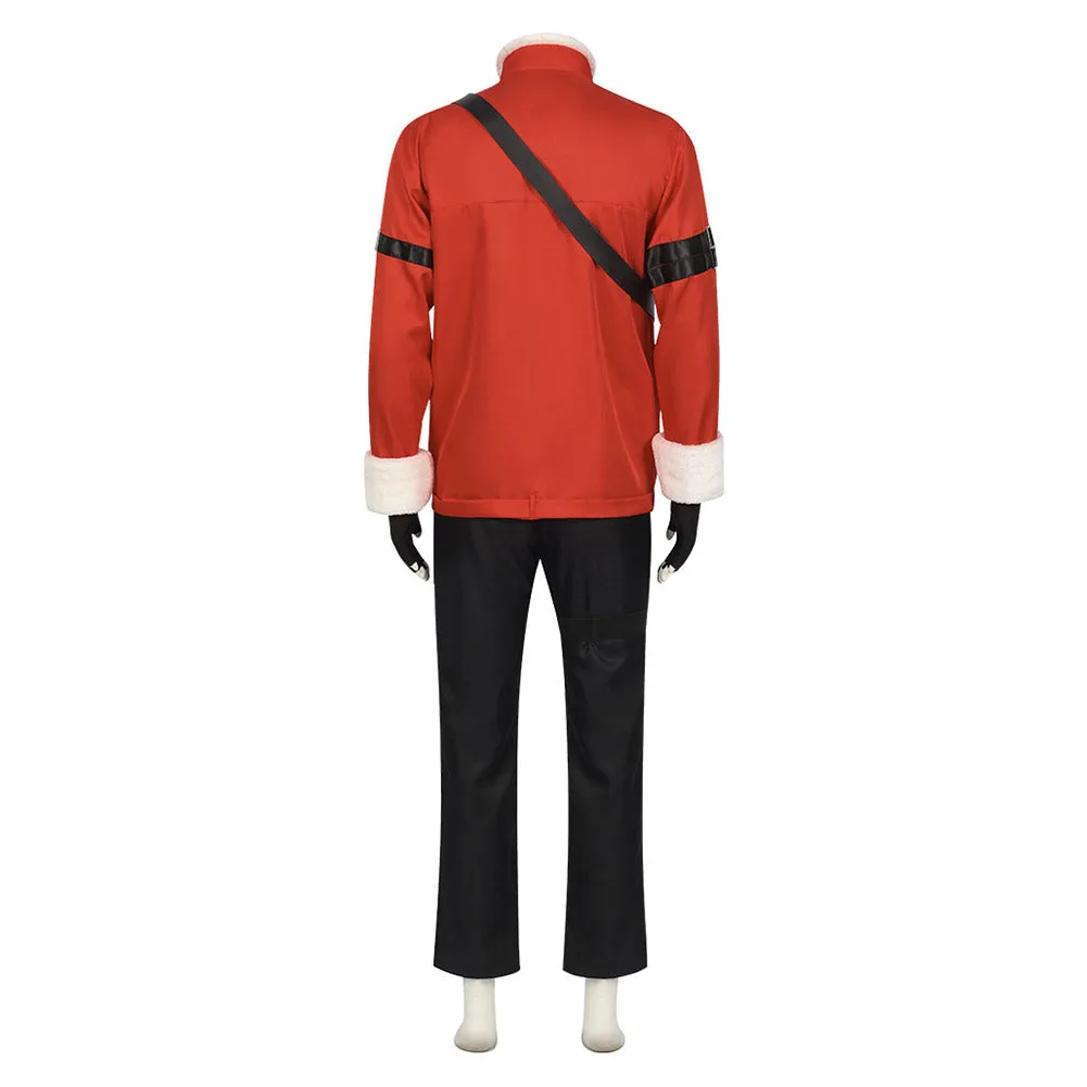 Sousou No Frieren Stark Anime Character Red Winter Suit Cosplay Costume Outfits Halloween Carnival Suit