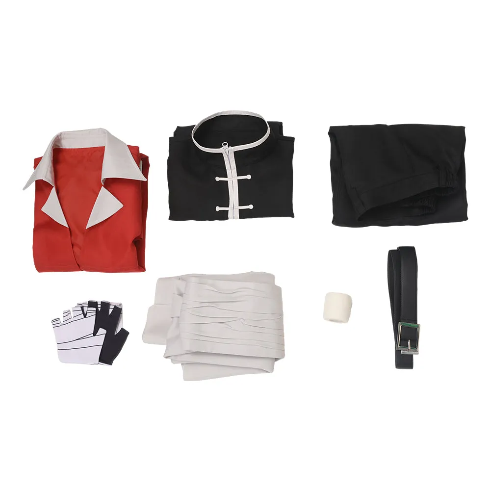 Sousou No Frieren Stark Red Suit Cosplay Costume Outfits