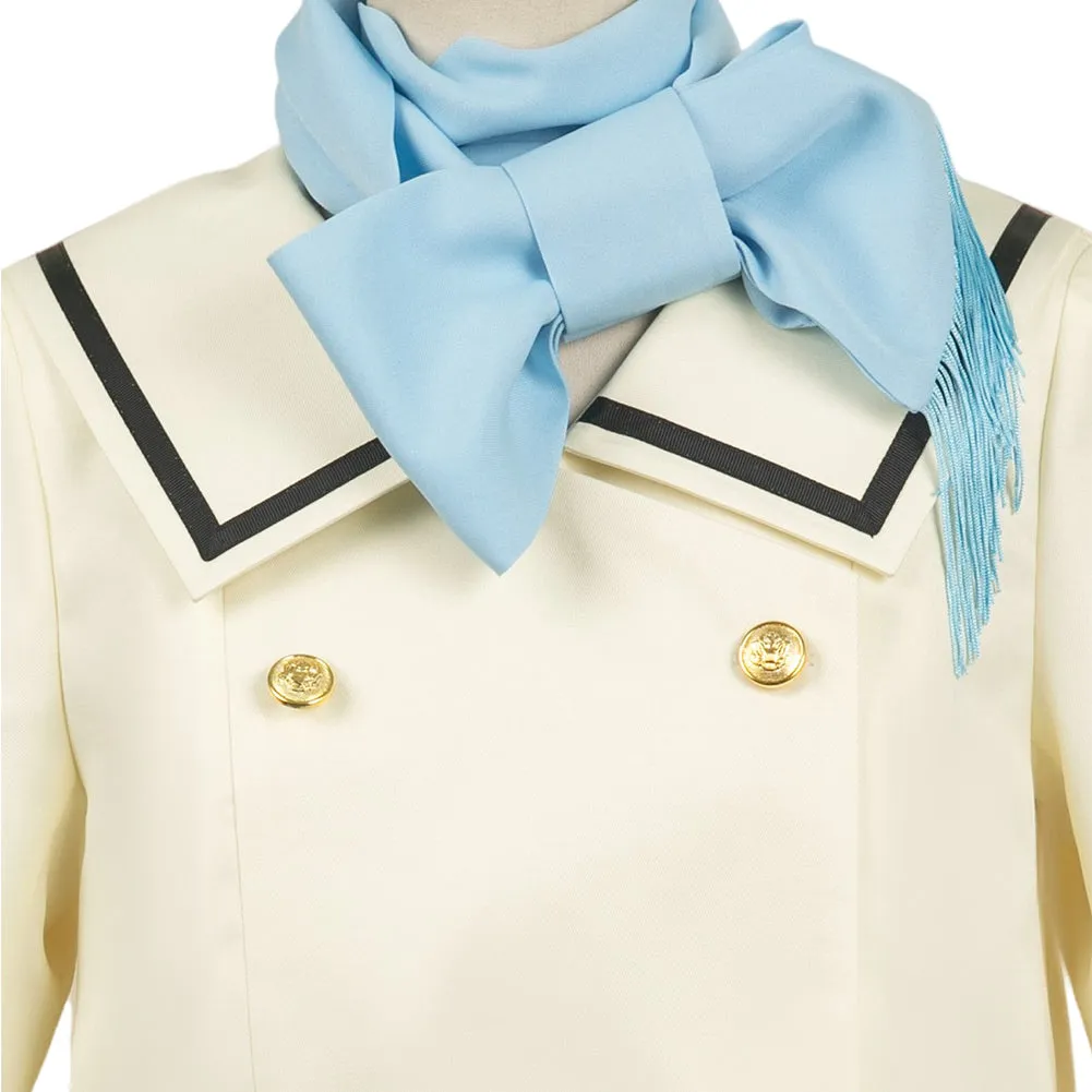 Sousou No Frieren White Cosplay Costume Outfits Halloween Carnival Suit