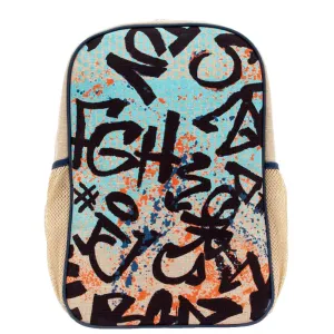 [Soyoung] Colourful graffiti grade school backpack