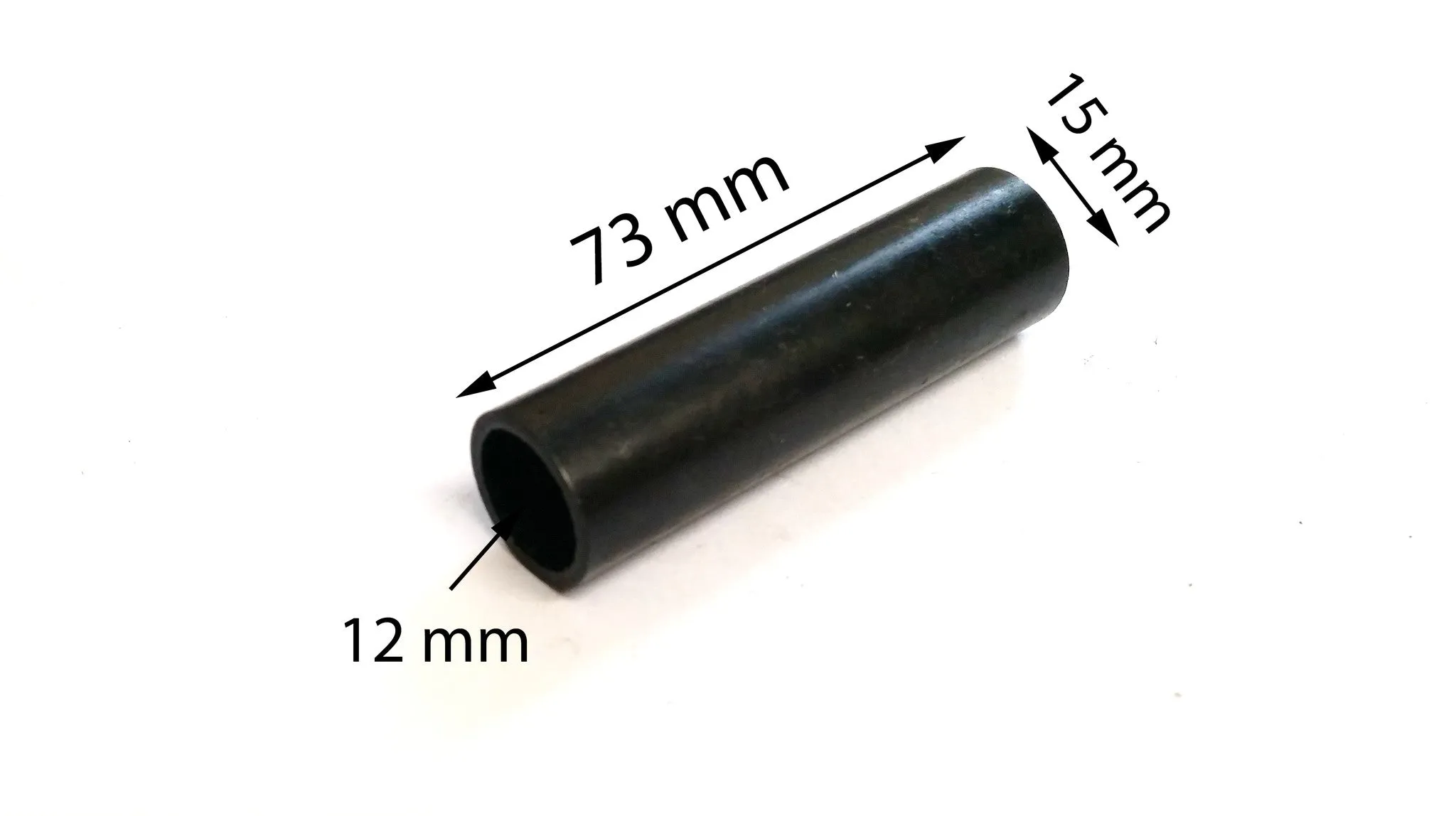 SPA16 SPACER 12MM X 73MM FOR 12MM AXLE SPINDLE FOR MINI MOTO / DIRT / QUAD BIKE