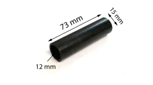 SPA16 SPACER 12MM X 73MM FOR 12MM AXLE SPINDLE FOR MINI MOTO / DIRT / QUAD BIKE