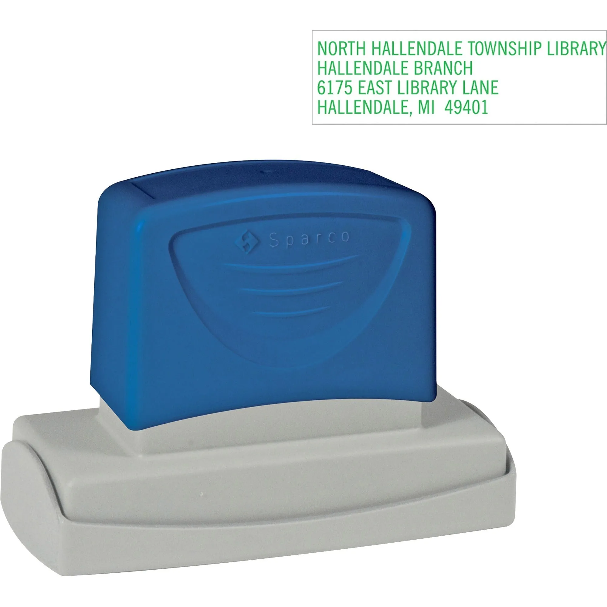 Sparco Large Business Address Stamp