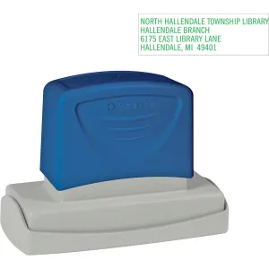 Sparco Large Business Address Stamp