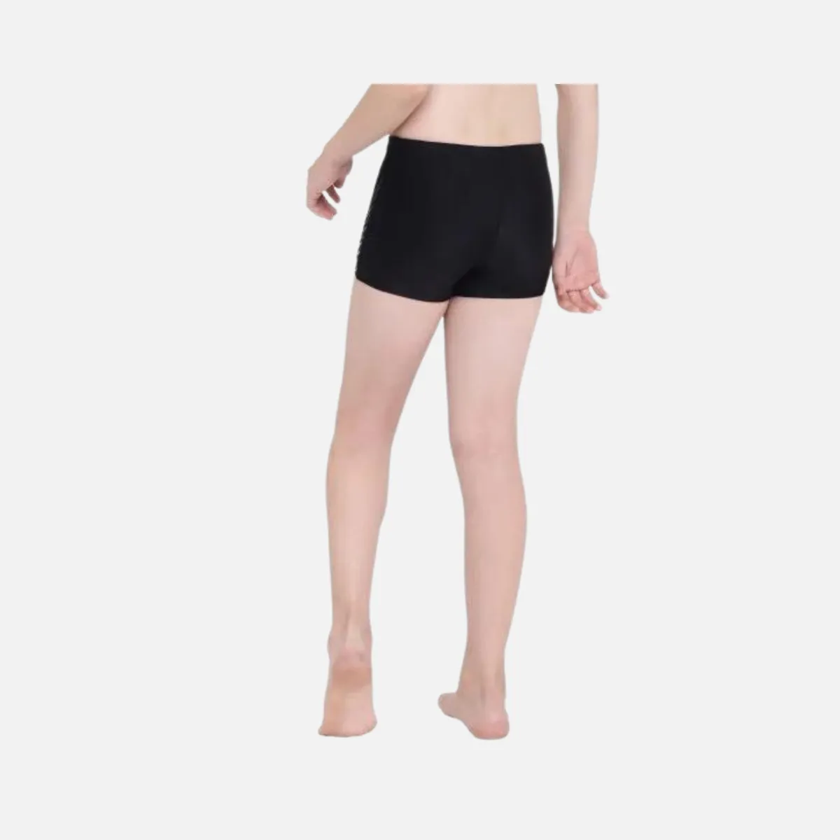 Speedo Medley Logo Aquashort Kids Boy Swimwear -Black/Aquarium