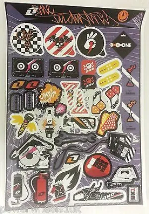 ST062 STICKER KIT ONE INDUSTRIES STICKERS  FOR PIT / DIRT / MINI QUAD BIKES