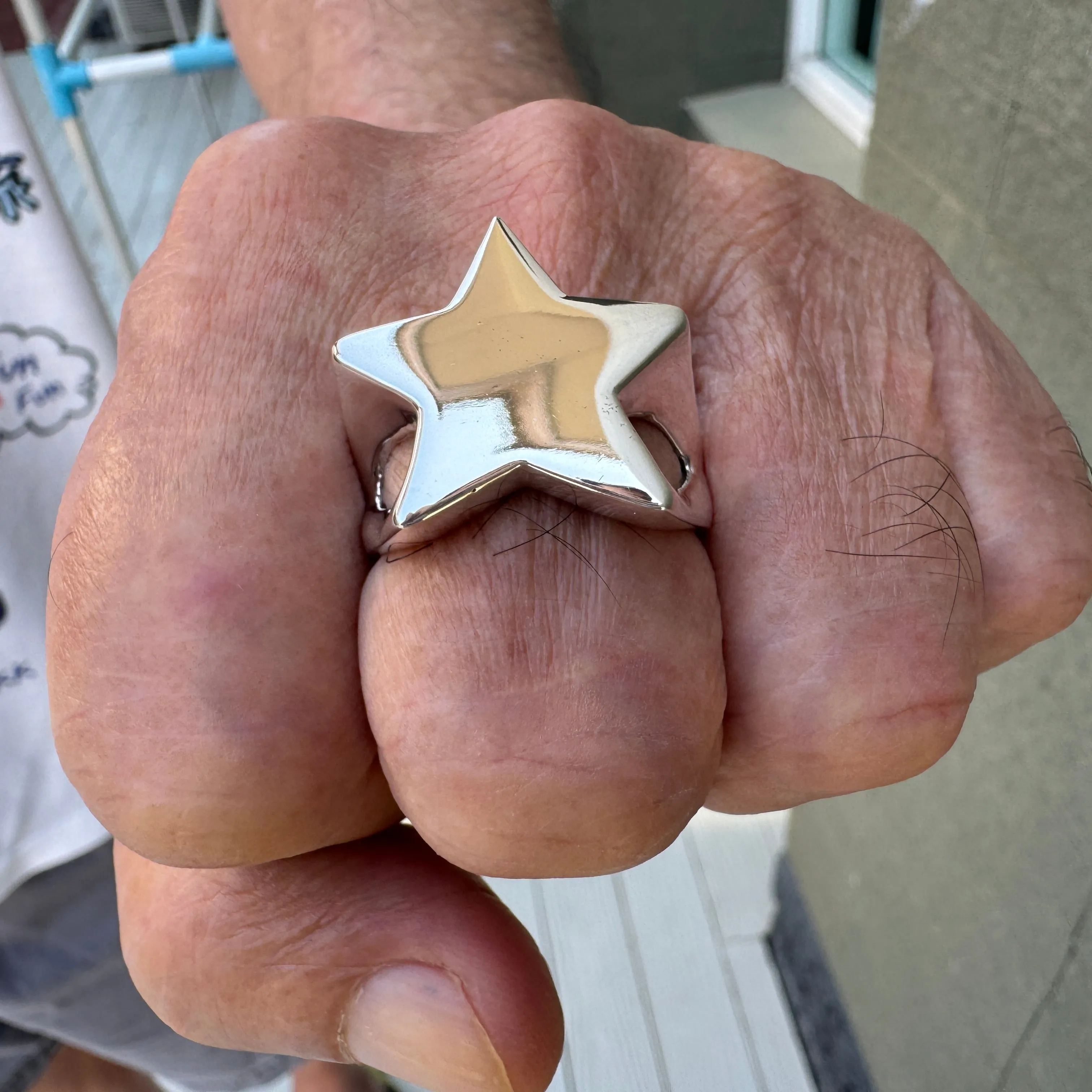 Star Sterling Silver Ring
