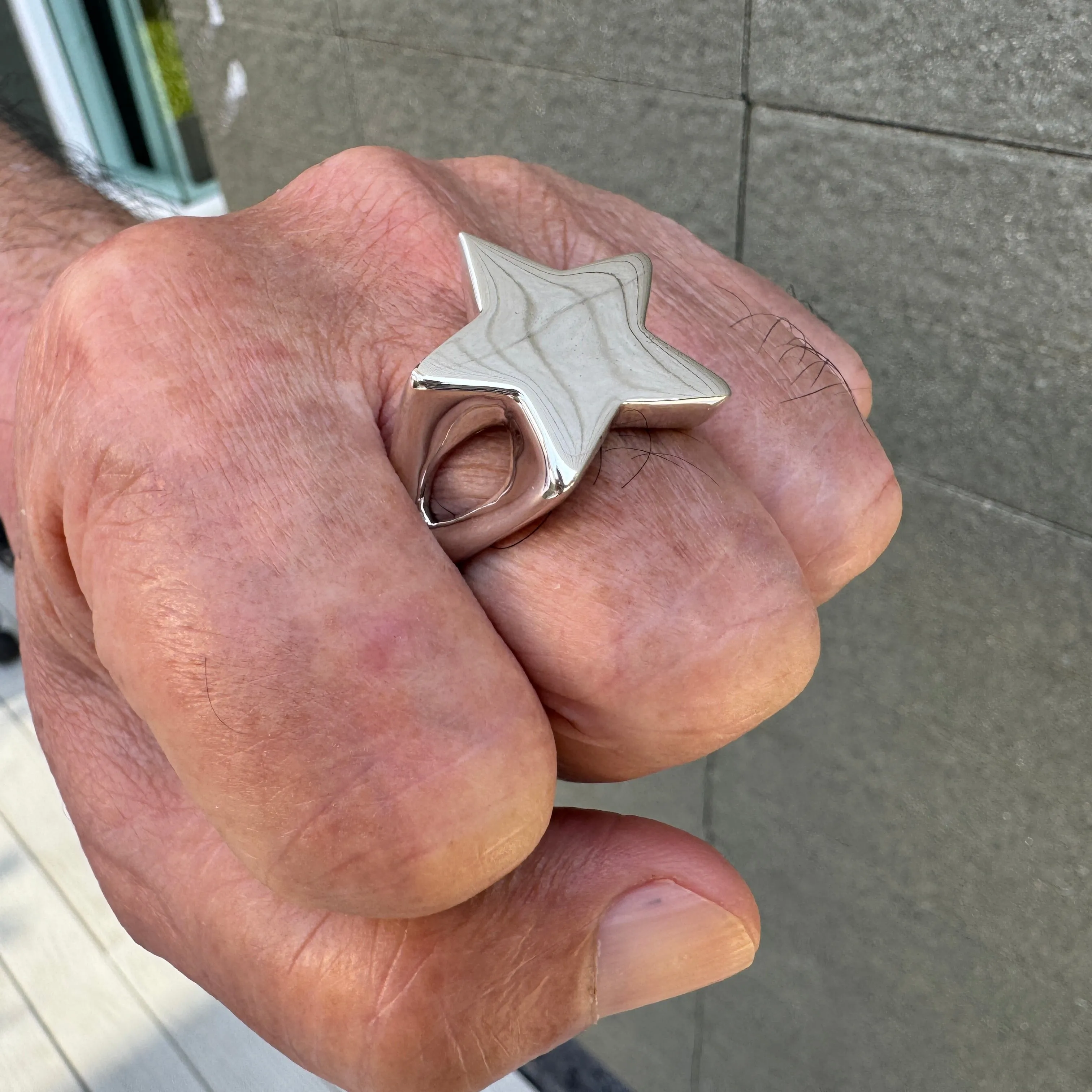 Star Sterling Silver Ring