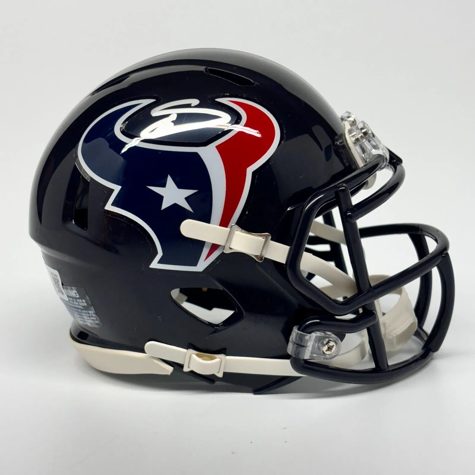 Stefon Diggs Autographed Signed Houston Texans Mini Helmet Beckett
