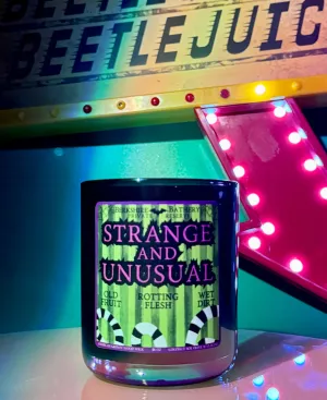 STRANGE AND UNUSUAL | Old Fruit, Rotting Flesh, Wet Dirt - 16oz Wood Wick Candle