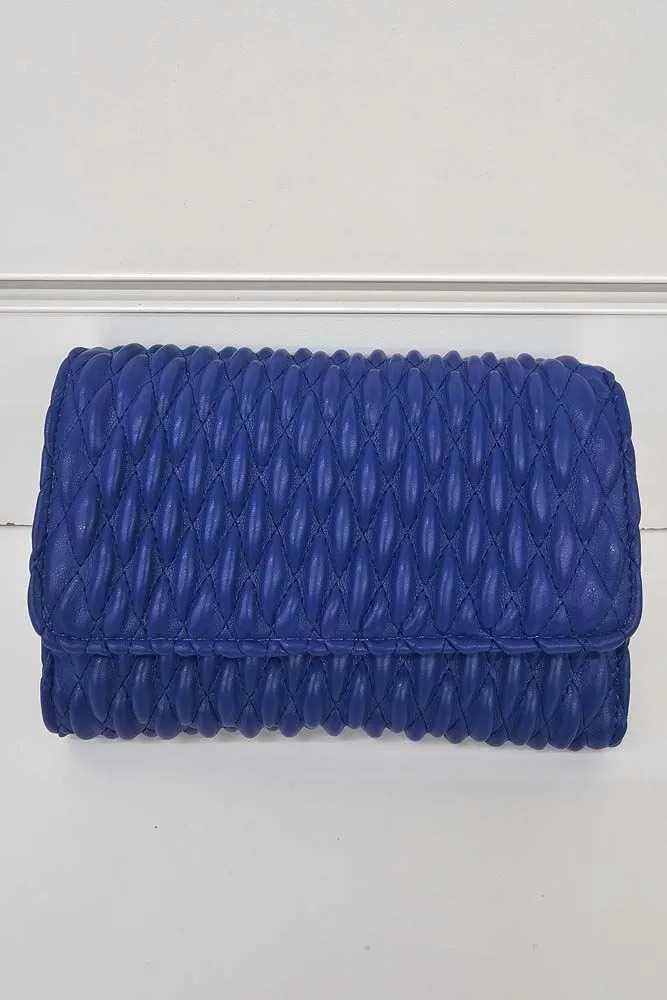 Stripe Quilted Hand Bag
