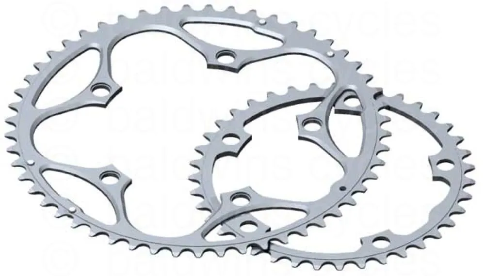 Stronglight 110PCD Type S - 5083 Series 5-Arm Road Silver Chainrings 46T-52T - 50T