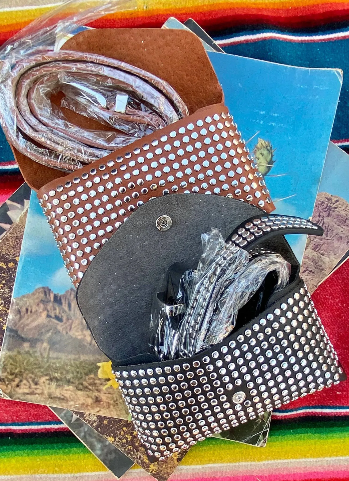 Studded Belted Purses