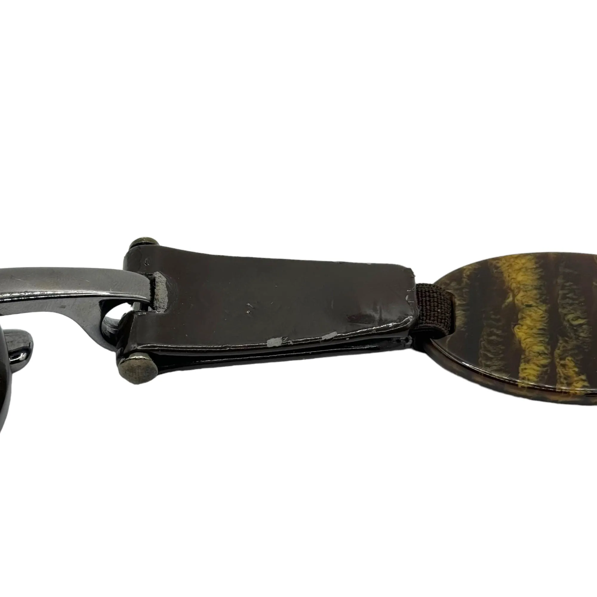 SUZI ROHER Stretch Tortoise Belt - Brown