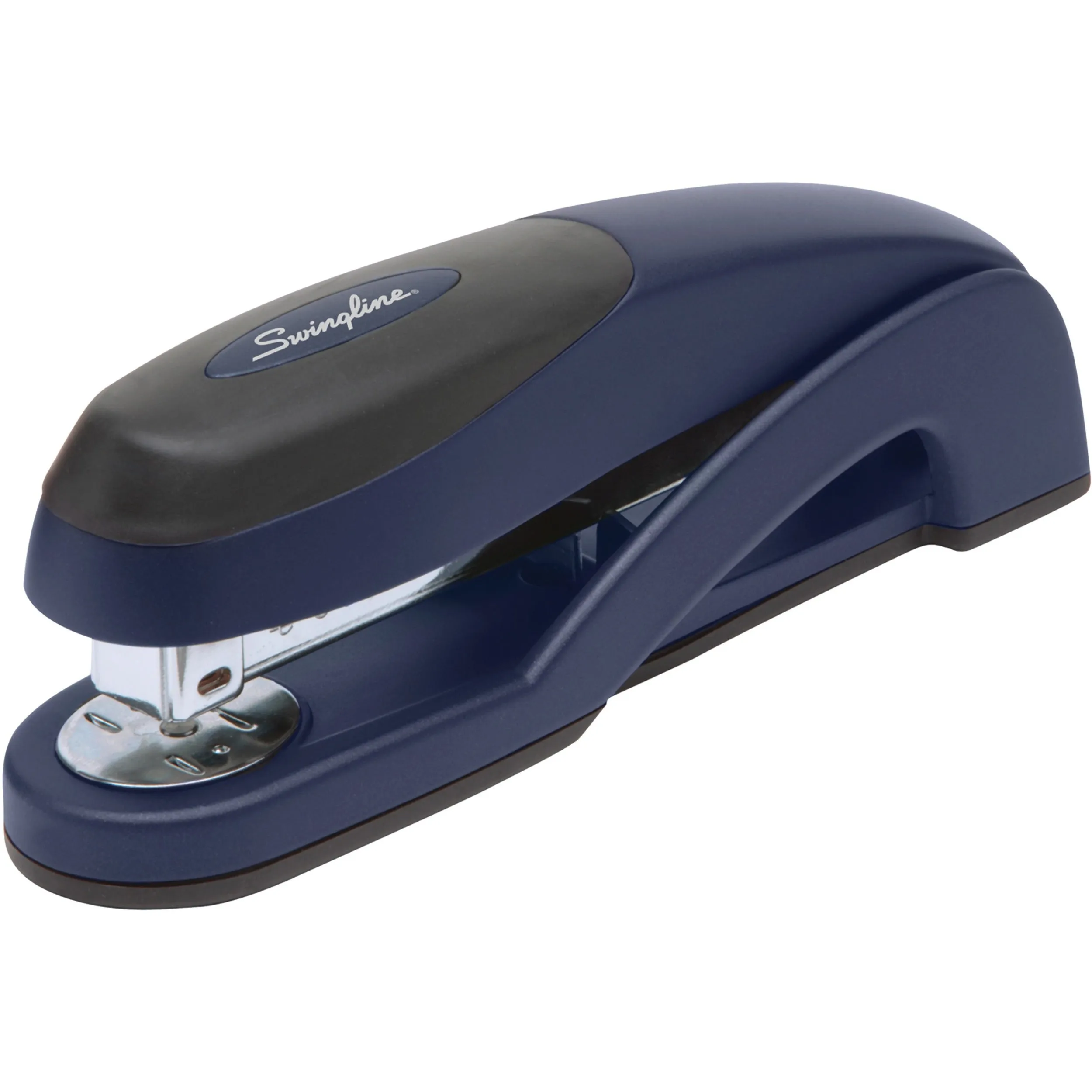 Swingline® Optima® Desk Stapler, 25 Sheets, Metallic Blue