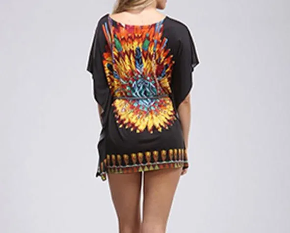 Talisman Dolman Mini Dress w/belt
