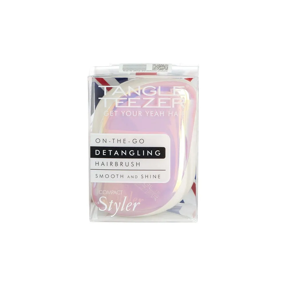 Tangle Teezer Compact Holographic Pink