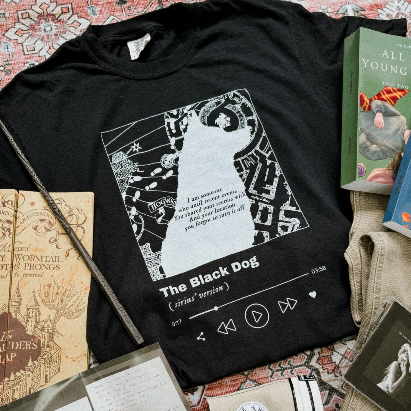The Black Dog (Sirius' Version) Garment Dyed Tee