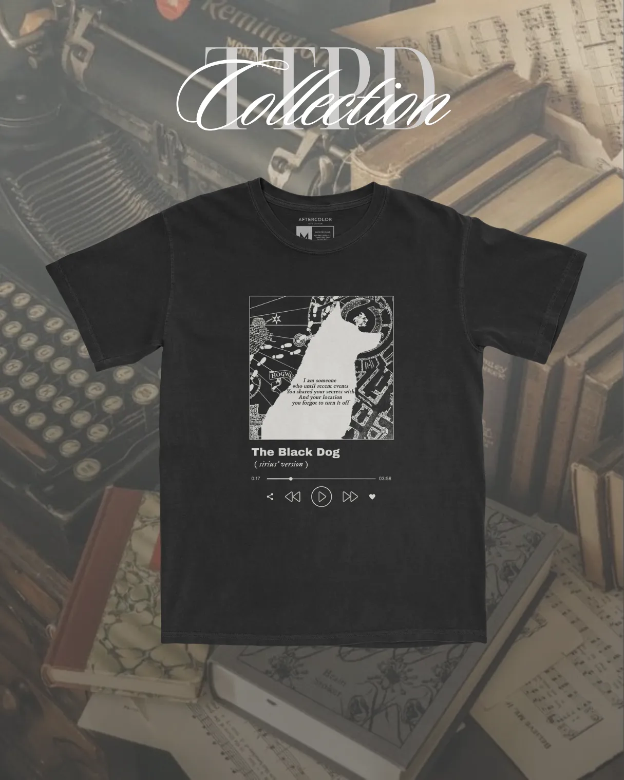 The Black Dog (Sirius' Version) Garment Dyed Tee