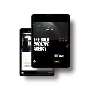 The Bold Agency Proposal Template
