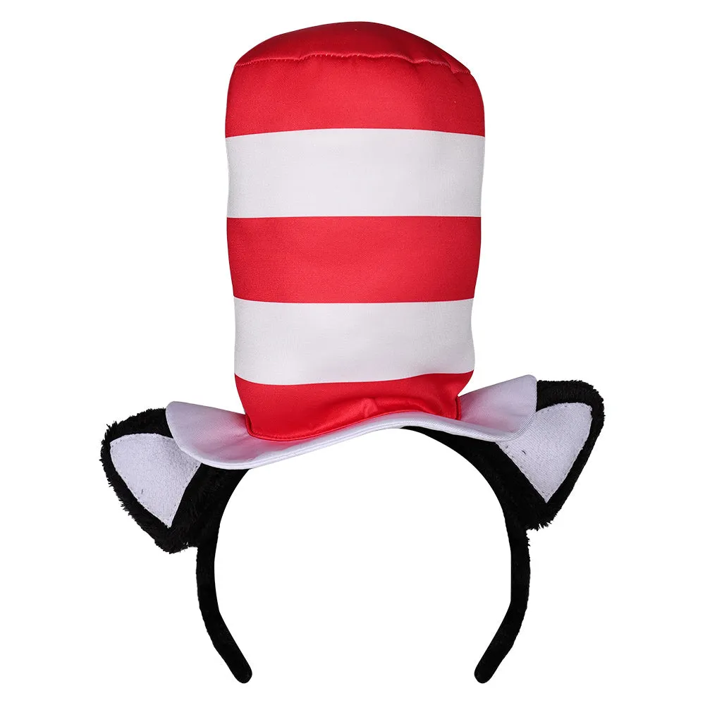 The Cat In The Hat Sean Cosplay Hat Cap Halloween Carnival Costume Accessories