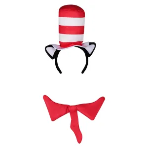 The Cat In The Hat Sean Cosplay Hat Cap Halloween Carnival Costume Accessories