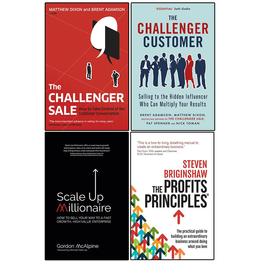 The Challenger Star ,Customer, Scale Up & The Profits 4 Books Collection Set