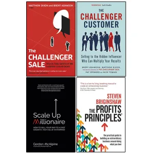 The Challenger Star ,Customer, Scale Up & The Profits 4 Books Collection Set