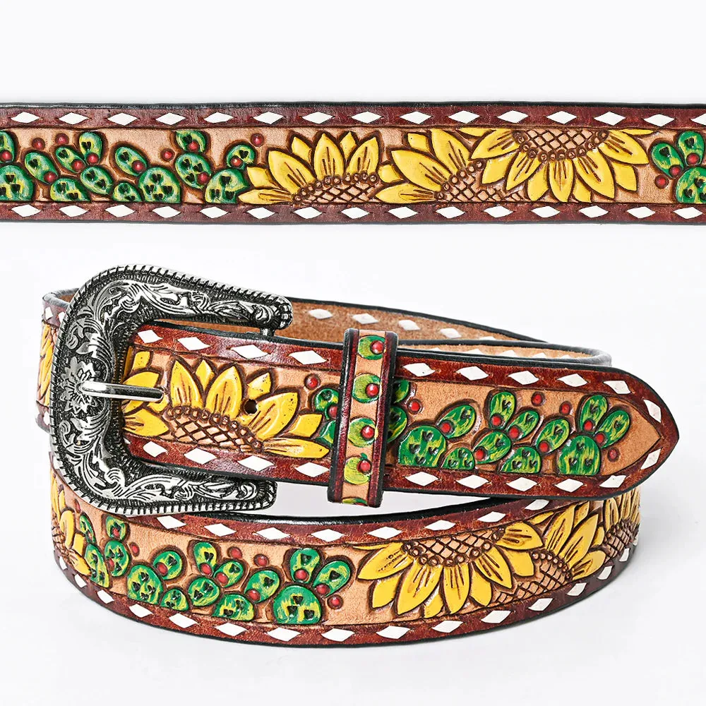 The High Desert Buckstitch Belt