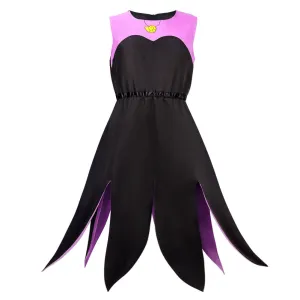 The Little Mermaid Ursula Kids Children Girls Cosplay Costume Outfits Halloween Carnival