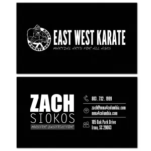 The Martial Arts Business Card 01